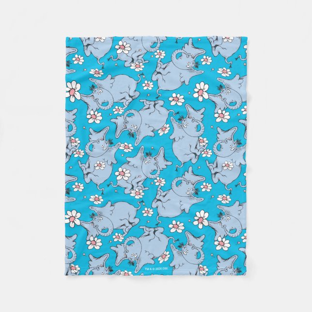 Cobertor De Velo Dr. Seuss Horton Hears a Who (Frente)