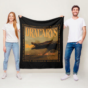 Cobertor De Velo "Dracarys" Drogon Brething Fire Graphic