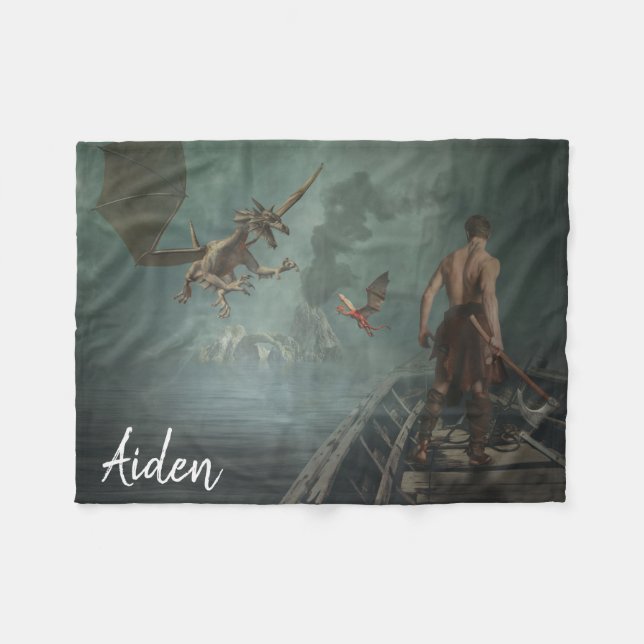 Cobertor De Velo Dragão (Frente (Horizontal))