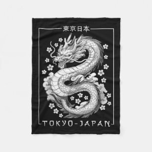 Cobertor De Velo Dragão Japonês Tóquio Japão anos 80 Ani Mítico Asi