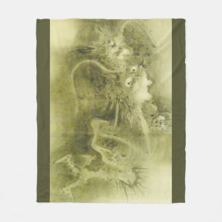 Cobertor De Velo Dragão Verde