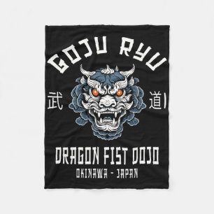 Cobertor De Velo Dragon Fist Dojo Goju Ryu Caratê