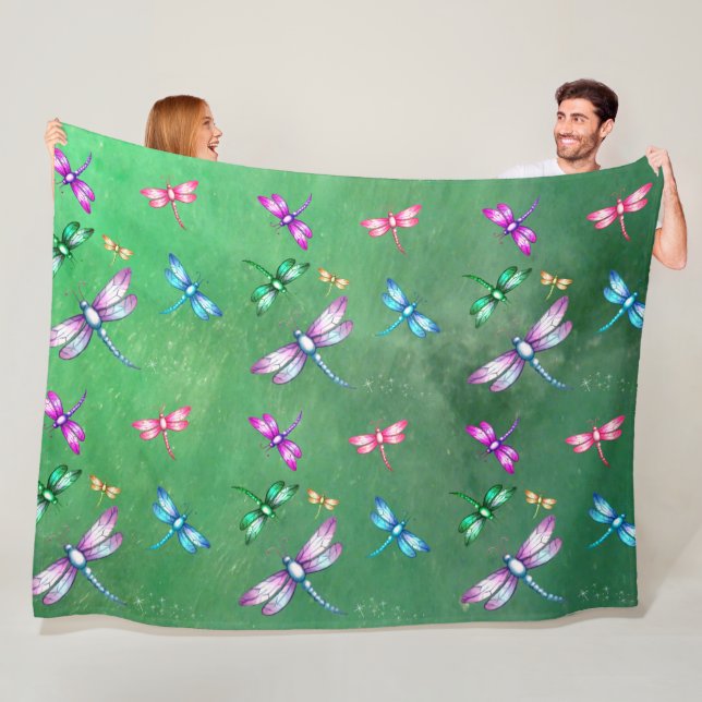 Cobertor De Velo Dragonflies (In Situ)