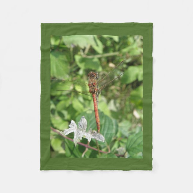 Cobertor De Velo Dragonfly Fleece Blanket (Frente)