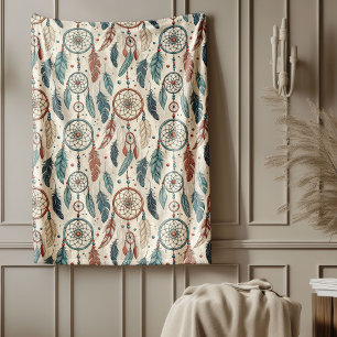 Cobertor De Velo Dramagão Tribal vibrante para o Étnico tradicional