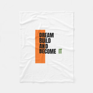 Cobertor De Velo Dream. Build. Become. – Inspirational Growth & Suc