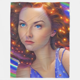 Cobertor De Velo DreamGirl com Luzes Arco-Íris