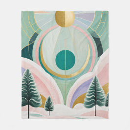 Cobertor De Velo Dreamscape Whimsical Winter