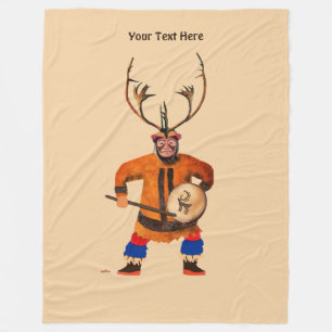 Cobertor De Velo Drumming Shaman