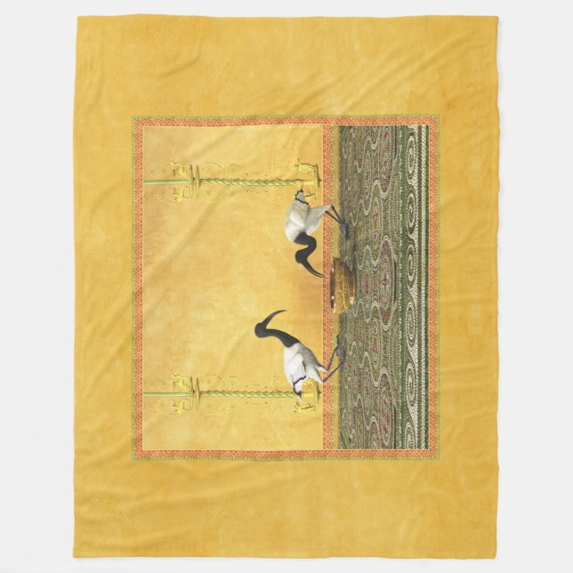 Cobertor De Velo Duas bebidas de uma tigela de ouro (Frente)