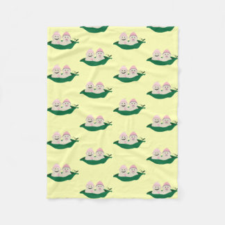 Cobertor De Velo Duas ervilhas em um vagem juntam os bebés