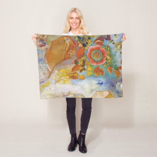 Cobertor De Velo Duas jovens entre as flores, Redon