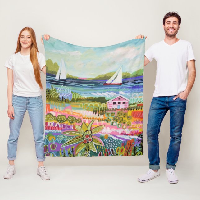 Cobertor De Velo Duas veleiras e algodão (In Situ)