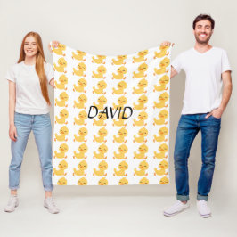 Cobertor De Velo Duck Lovers Fleece Blanket