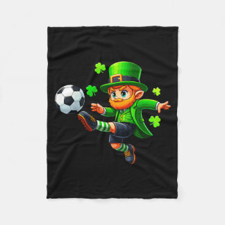 Cobertor De Velo Duende Irlandês Engraçado Futebol St Patricks Home