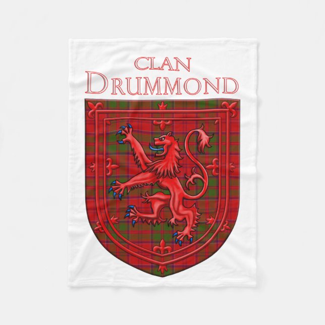Cobertor De Velo Dunbar Tartan Scottish Xadrez Lion Rampant (Frente)