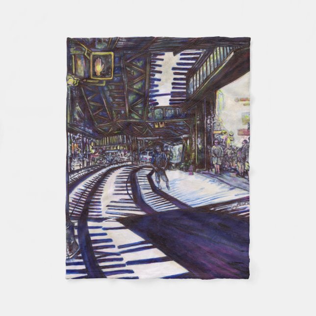 Cobertor De Velo Dusting the Piano (Frente)