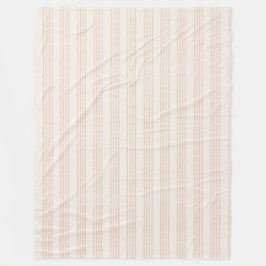 Cobertor De Velo Dusty Rosa Modern Minimalist Stripe Boho