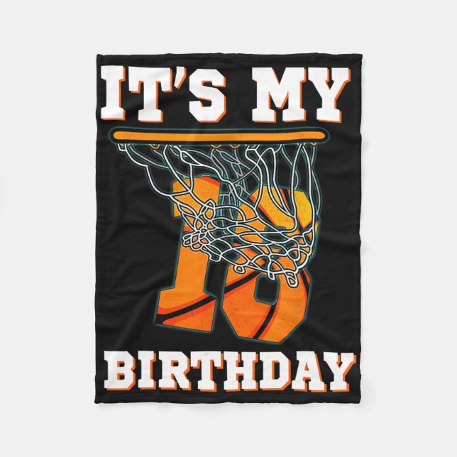 Cobertor De Velo É a minha 18ª festa de aniversário do Bysketbyll B (Frente)