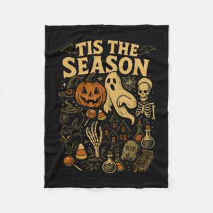 Cobertor De Velo É a temporada halloween retrô fantasma abóbora bru