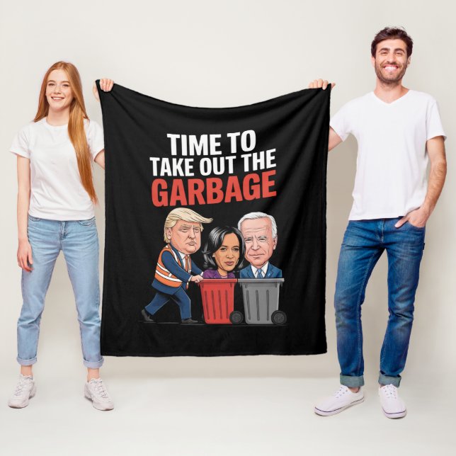Cobertor De Velo É hora de Trump tirar o lixo (In Situ)