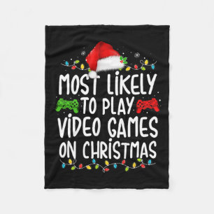 Cobertor De Velo É Mais Provável Jogar Videos games No Jogador De N