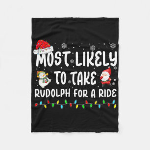 Cobertor De Velo É Mais Provável Tomar Rudolph Para Uma Viagem De N
