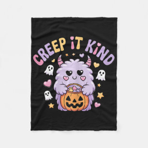 Cobertor De Velo É Muito Engraçado Monstro Bonito Halloween
