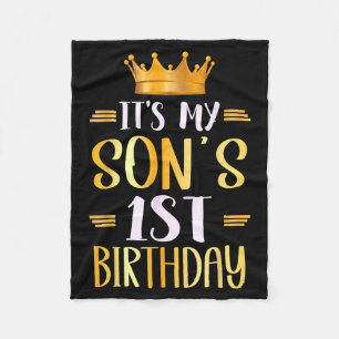 Cobertor De Velo É o 1º aniversário do meu filho Feliz 1 ano de ida