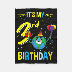 Cobertor De Velo É o meu Dia da Terra aniversário de 3 anos