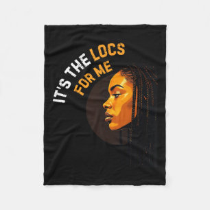 Cobertor De Velo É Os Locs Para Mim Afro Cabelo Preto Americano Afr
