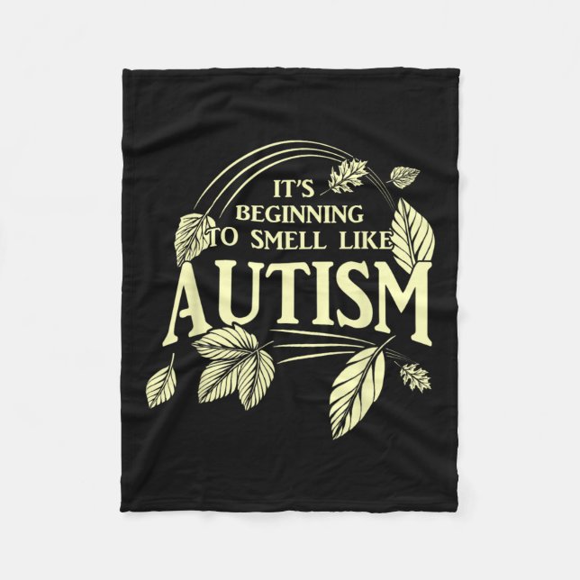 Cobertor De Velo É Quase Autismo Engraçado, Aut. (Frente)
