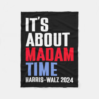 Cobertor De Velo É sobre Madam Time Kamala Harris Tim W 2024