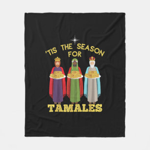 Cobertor De Velo É Temporada Para Tamales Natal Mexicano Divertido