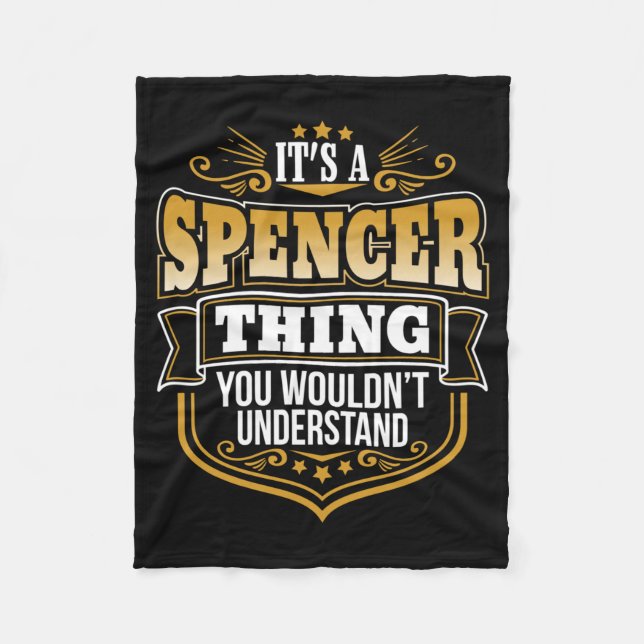 Cobertor De Velo É Uma Coisa de Spencer, Você Não Entenderia, Engra (Frente)