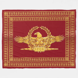 Cobertor De Velo Eagle imperial romano SPQR