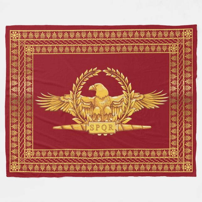 Cobertor De Velo Eagle imperial romano SPQR (Frente (Horizontal))