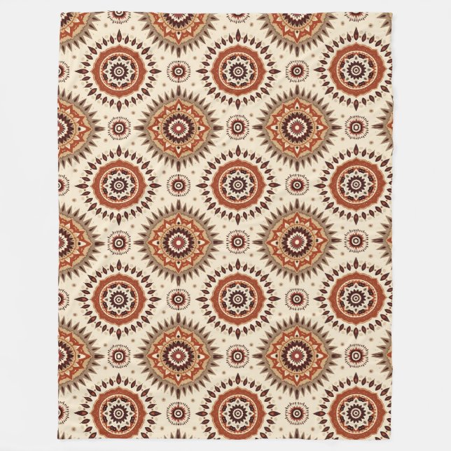 Cobertor De Velo Earthen Radiance Mandala (Frente)