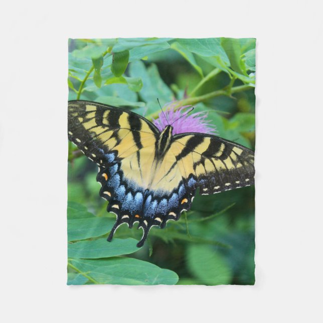 Cobertor De Velo Eastern Tiger Swallowtail Butterfly (Frente)