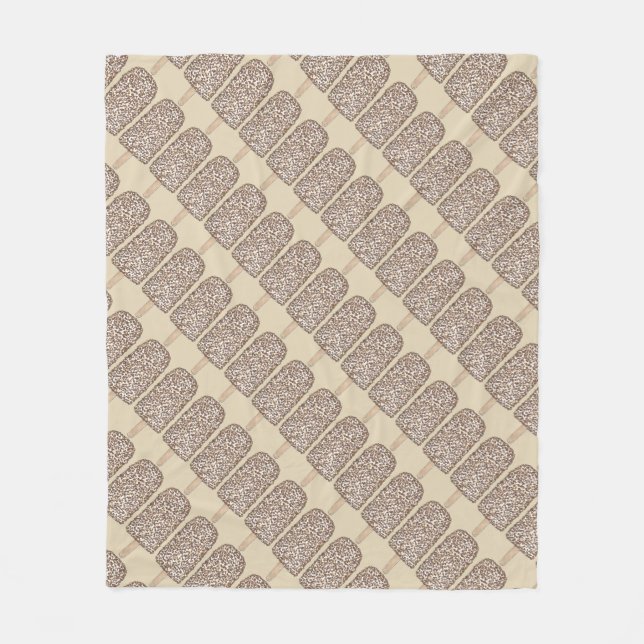 Cobertor De Velo Eclair Sorvete de Chocolate (Frente)