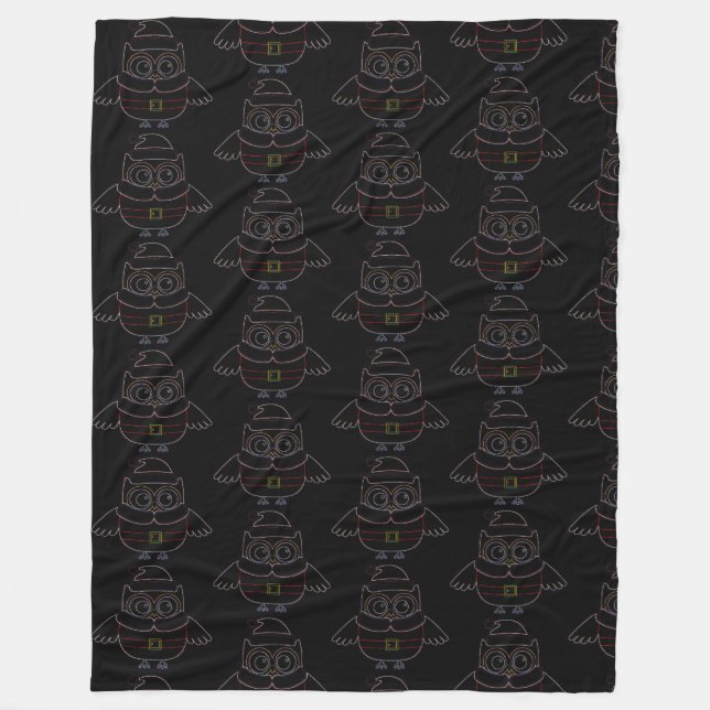 Cobertor De Velo Eclectic Owl Blanket (Frente)