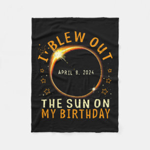 Cobertor De Velo Eclipse Aniversário Eu Espalhei O Sol No Meu Anive