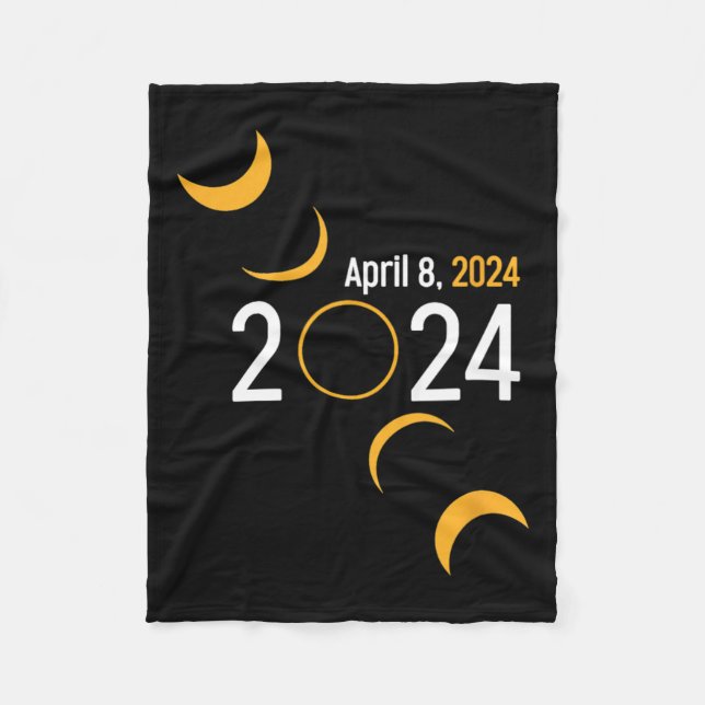 Cobertor De Velo Eclipse Solar 2024 (Frente)