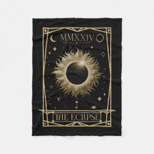 Cobertor De Velo Eclipse Solar 2024 Astronomia Total Eclipse Tarot 