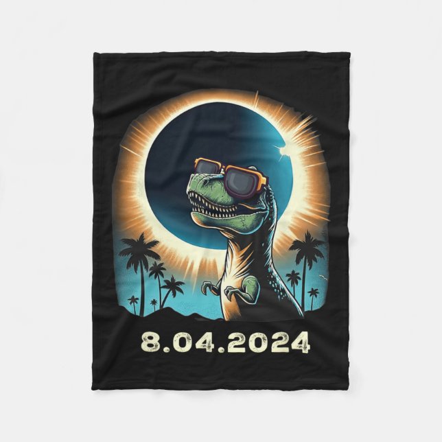 Cobertor De Velo Eclipse Solar Dino Com Gles Eclipse Solares (Frente)