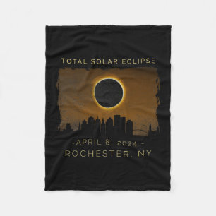 Cobertor De Velo Eclipse Solar Total Em Rochester New York Vintage