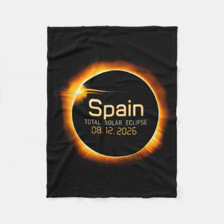 Cobertor De Velo Eclipse Solar Total na Espanha em 12 de agosto de