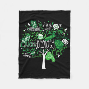 Cobertor De Velo Ecologia Árvore Terrestre Dia da Terra Verde Ambie
