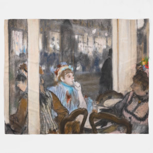 Cobertor De Velo Edgar Degas - Mulheres num Café Terrace à Noite