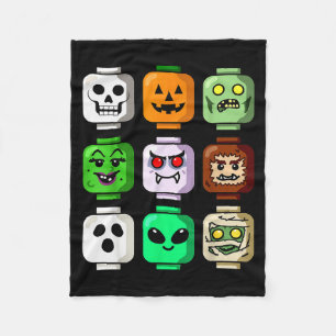 Cobertor De Velo Edifício de Halloween Tijolo Cabeça Abóbora Fantas